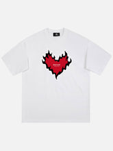 T-shirt imprimé cœur